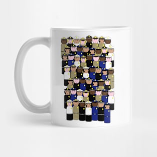 peg people police Mug